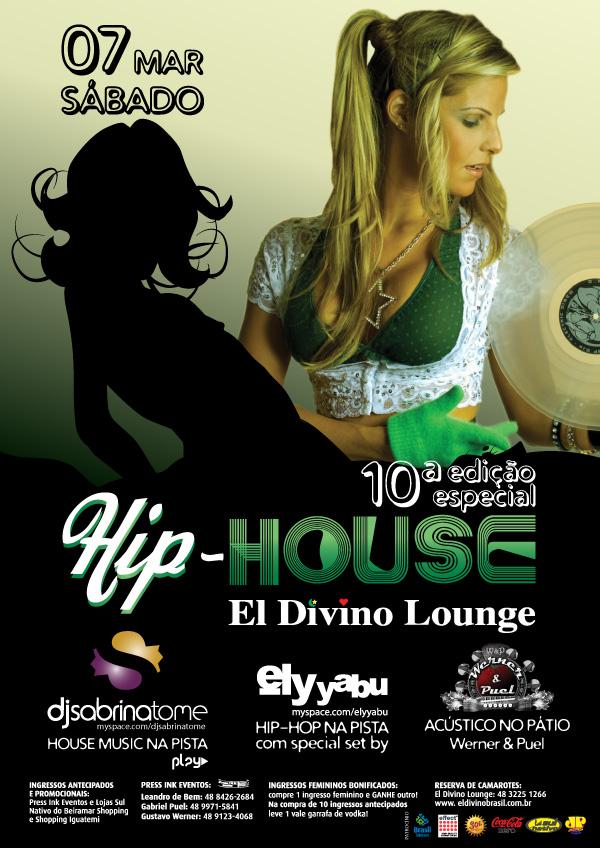 Flyer - Sabrina Tomé no El Divino Lounge Flyer - Sabrina Tomé no El Divino Lounge