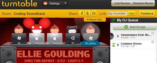 TURNTABLE.FM - Balada Virtual, Rede Social que Transforma todos em DJ TURNTABLE.FM - Balada Virtual, Rede Social que Transforma todos em DJ